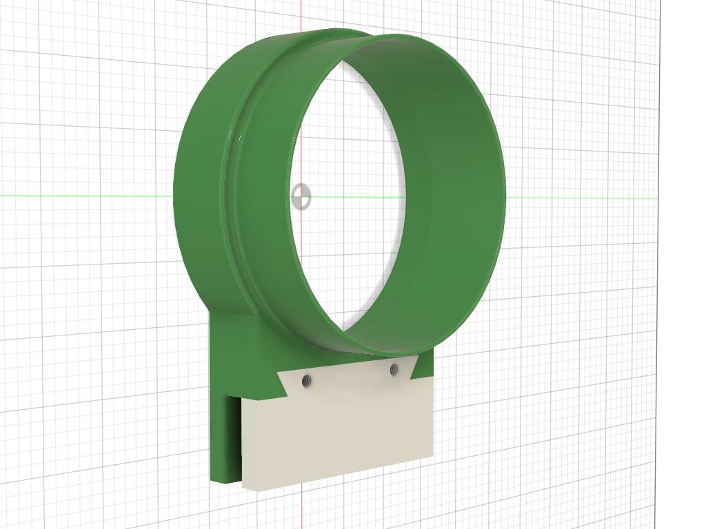 Luchtaanzuig mondstuk achterzijde